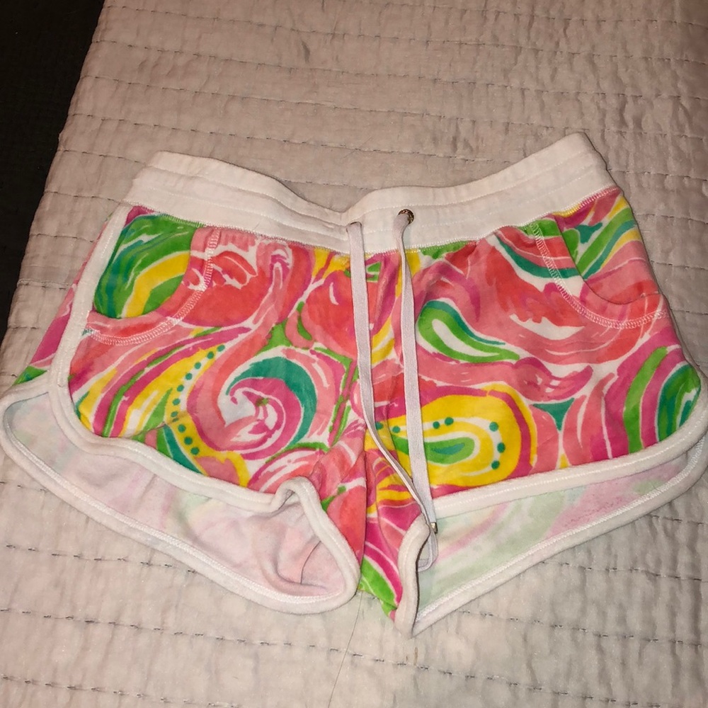 Velour Lilly Pulitzer shorts